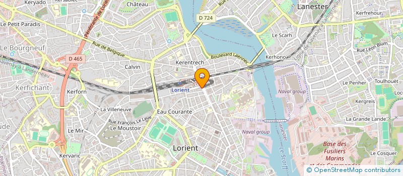localisation de l'entreprise ETABLISSEMENTS BOULEUX à LORIENT