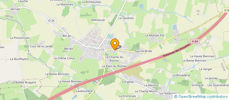 localisation de l'entreprise ETABLISSEMENTS BOULLE  GOSNE