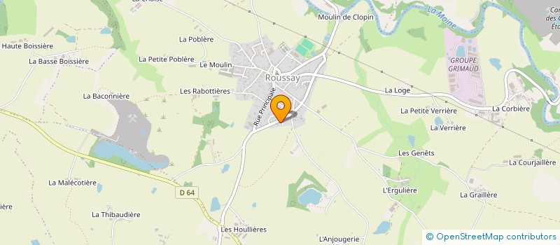 localisation de l'entreprise ETABLISSEMENTS BOURASSEAU à SEVREMOINE