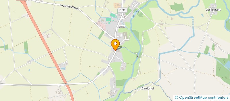 localisation de l'entreprise ETABLISSEMENTS BOURDEAU PATRICK à JANS