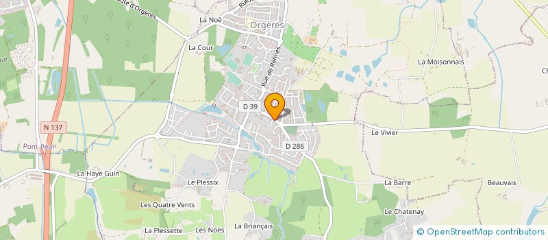 localisation de l'entreprise ETABLISSEMENTS BOURDON-CHEVALLIER  SAINT-ARMEL