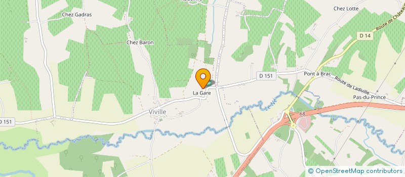localisation de l'entreprise ETABLISSEMENTS BOUREAU ET FILS à BELLEVIGNE