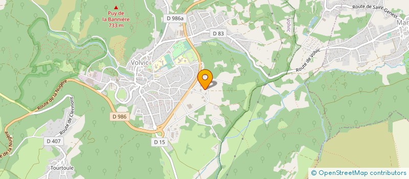 localisation de l'entreprise ETABLISSEMENTS BOURGOIGNON à VOLVIC