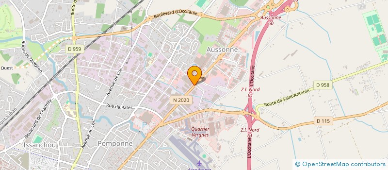 localisation de l'entreprise ETABLISSEMENTS BOURNAUD à MONTAUBAN