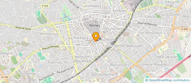 localisation de l'entreprise ETABLISSEMENTS BOUSQUET à NIMES