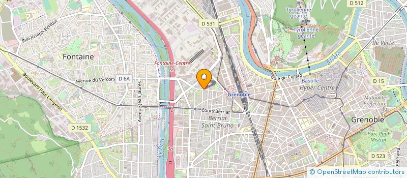 localisation de l'entreprise ETABLISSEMENTS BOUSSANT à GRENOBLE