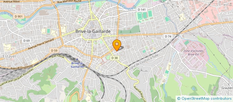 localisation de l'entreprise ETABLISSEMENTS BOUSSEYROUX à BRIVE-LA-GAILLARDE