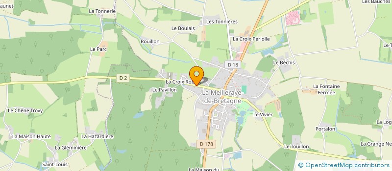 localisation de l'entreprise ETABLISSEMENTS BOUSSICAULT à LA MEILLERAYE-DE-BRETAGNE