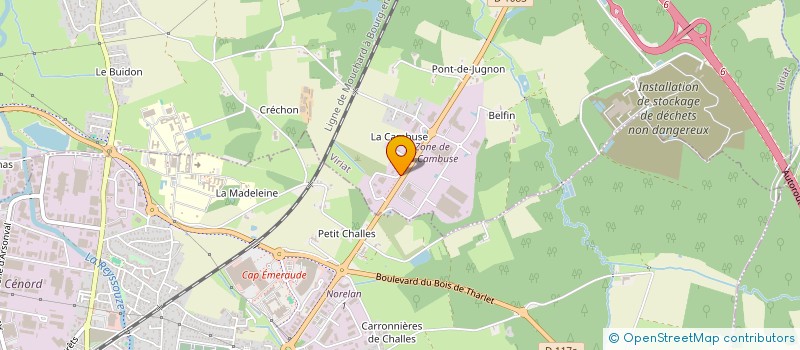 localisation de l'entreprise ETABLISSEMENTS BOUTON à VIRIAT