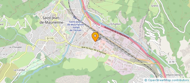 localisation de l'entreprise ETABLISSEMENTS BOUTTAZ  SAINT-JEAN-DE-MAURIENNE