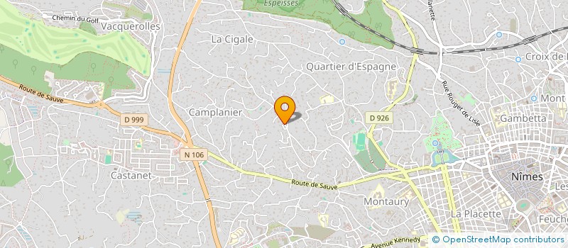 localisation de l'entreprise ETABLISSEMENTS BOVERO SARL à NIMES