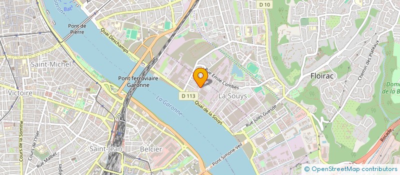 localisation de l'entreprise ETABLISSEMENTS BOYE à BORDEAUX