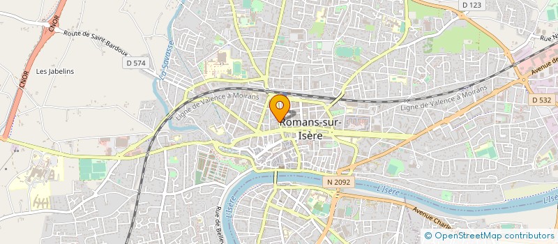 localisation de l'entreprise ETABLISSEMENTS BOYER  ROMANS-SUR-ISERE