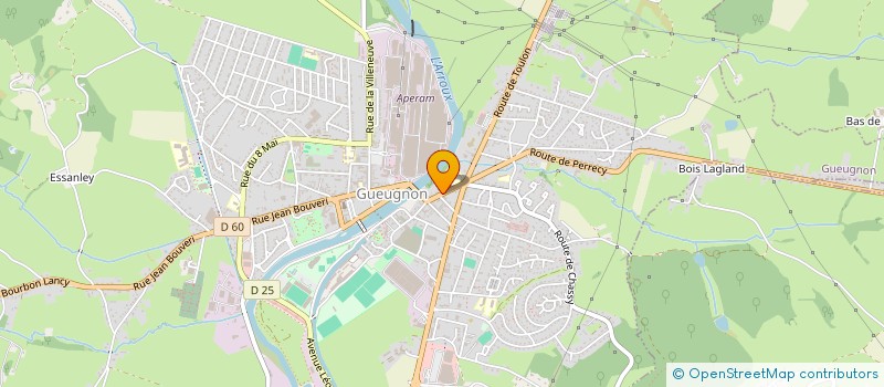 localisation de l'entreprise ETABLISSEMENTS BREDILLET  GUEUGNON