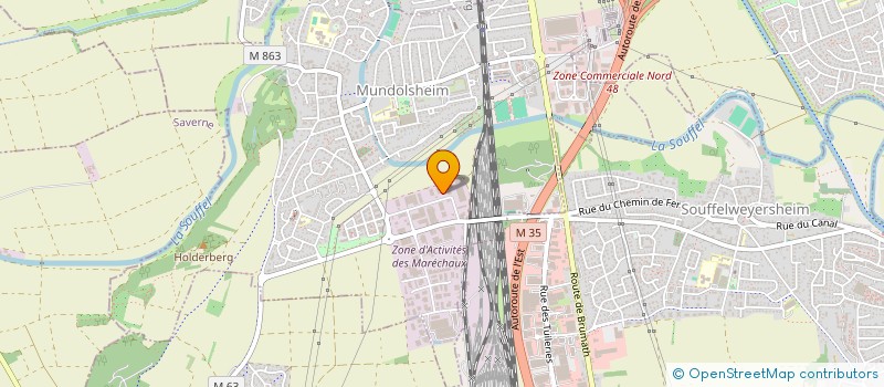 localisation de l'entreprise ETABLISSEMENTS BRINGOLF  MUNDOLSHEIM