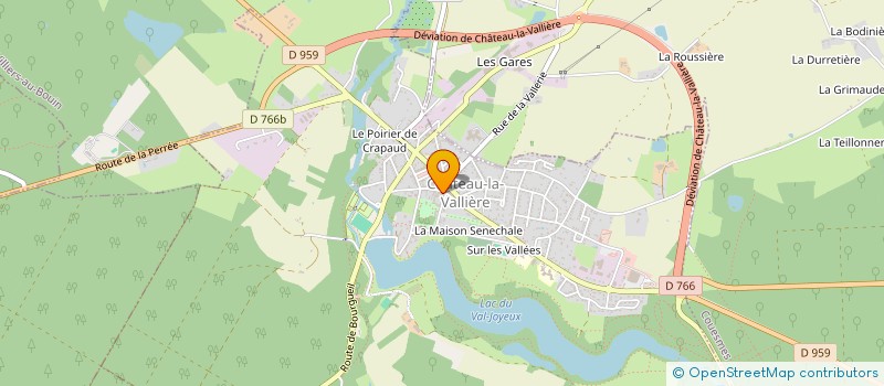 localisation de l'entreprise ETABLISSEMENTS BRION GILLES à CHATEAU-LA-VALLIERE