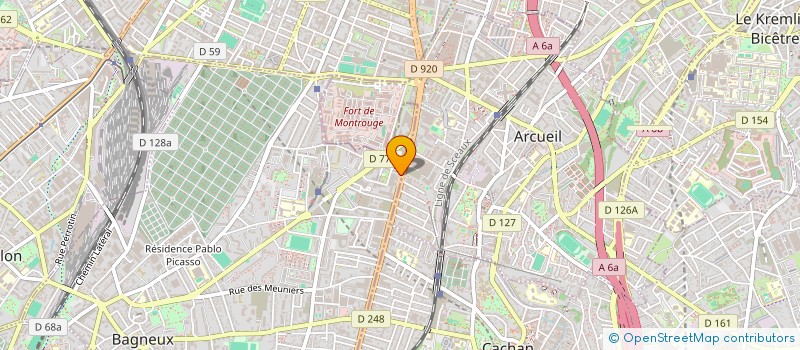 localisation de l'entreprise ETABLISSEMENTS BROCHE  BAGNEUX