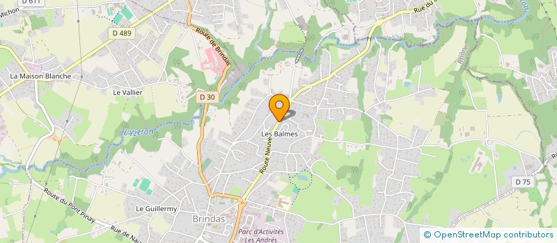 localisation de l'entreprise ETABLISSEMENTS BROSSARD à BRINDAS