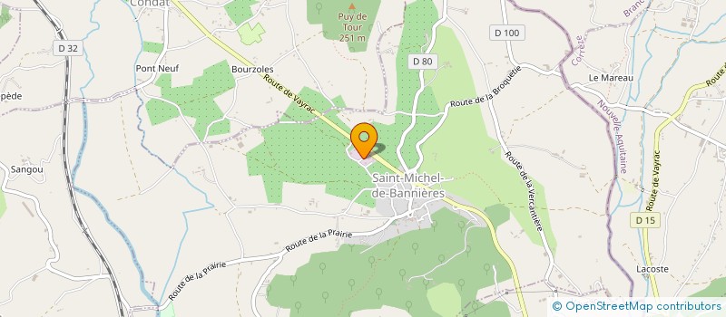 localisation de l'entreprise ETABLISSEMENTS BROUSSE 2  SOUSCEYRAC-EN-QUERCY