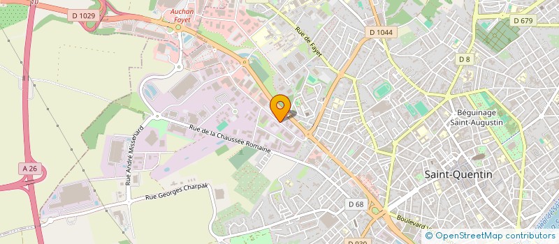 localisation de l'entreprise ETABLISSEMENTS BRUHY-VACHERAND à SAINT-QUENTIN