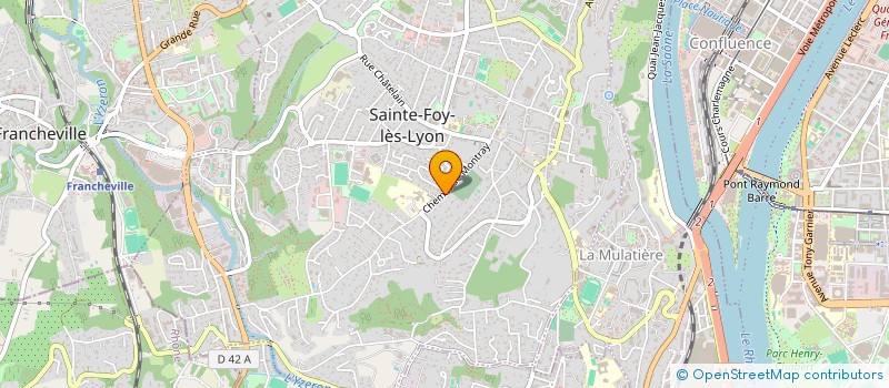 localisation de l'entreprise ETABLISSEMENTS BRUN CELLA à SAINTE-FOY-LES-LYON