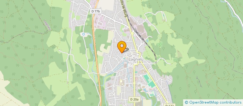 localisation de l'entreprise ETABLISSEMENTS BRUNET SA à LAGNIEU