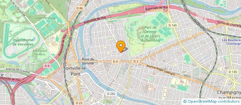 localisation de l'entreprise ETABLISSEMENTS BRUNFAUT à JOINVILLE-LE-PONT