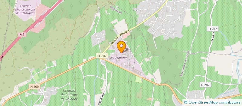 localisation de l'entreprise ETABLISSEMENTS BRUNO BERTOLI  DOMAZAN