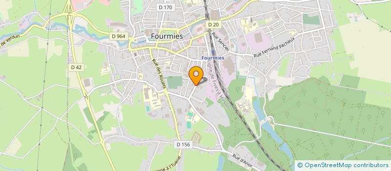 localisation de l'entreprise ETABLISSEMENTS BRUNO CLERC à FOURMIES
