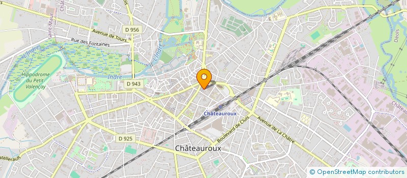 localisation de l'entreprise ETABLISSEMENTS BRUNO DENIOT à CHATEAUROUX