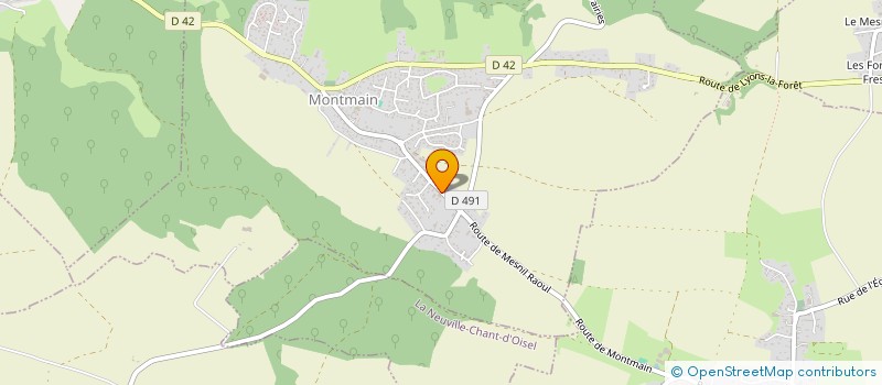 localisation de l'entreprise ETABLISSEMENTS BRUNO SIROI  MONTMAIN