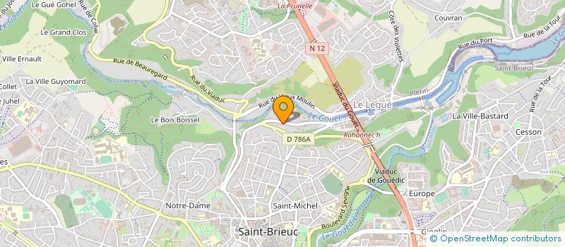 localisation de l'entreprise ETABLISSEMENTS BRYERE à SAINT-BRIEUC
