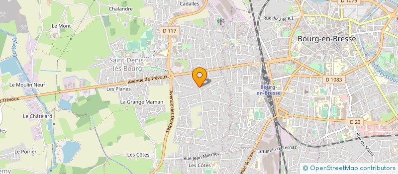 localisation de l'entreprise ETABLISSEMENTS BUCHAILLE à SAINT-DENIS-LES-BOURG