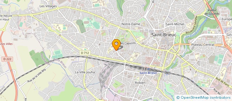 localisation de l'entreprise ETABLISSEMENTS BULLIER à SAINT-BRIEUC