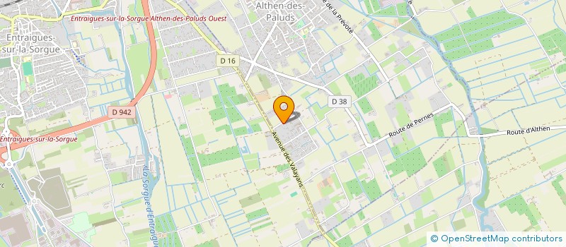 localisation de l'entreprise ETABLISSEMENTS BUNEL  ALTHEN-DES-PALUDS