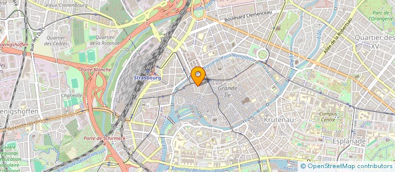 localisation de l'entreprise ETABLISSEMENTS BURBEX à STRASBOURG