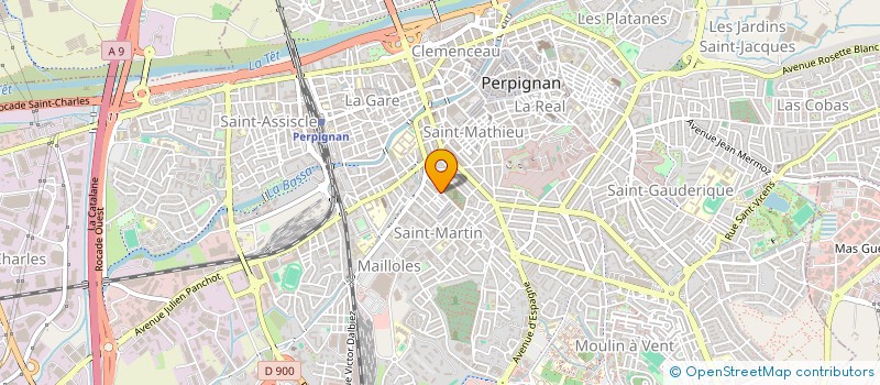 localisation de l'entreprise ETABLISSEMENTS BURCET à PERPIGNAN