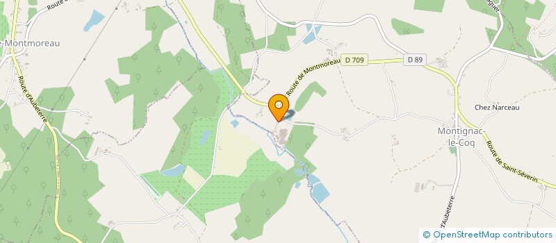 localisation de l'entreprise ETABLISSEMENTS BURGUET à MONTIGNAC-LE-COQ