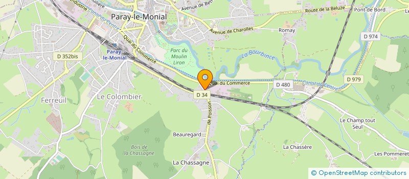localisation de l'entreprise ETABLISSEMENTS BURILLER PERE ET FILS à PARAY-LE-MONIAL