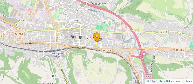 localisation de l'entreprise ETABLISSEMENTS BURLET à BOURGOIN-JALLIEU