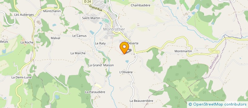 localisation de l'entreprise ETABLISSEMENTS BURNICHON à MONTROTTIER
