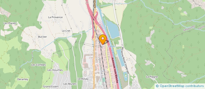 localisation de l'entreprise ETABLISSEMENTS BURNIER à SALLANCHES