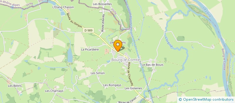 localisation de l'entreprise ETABLISSEMENTS CADOT à CHAMBILLY