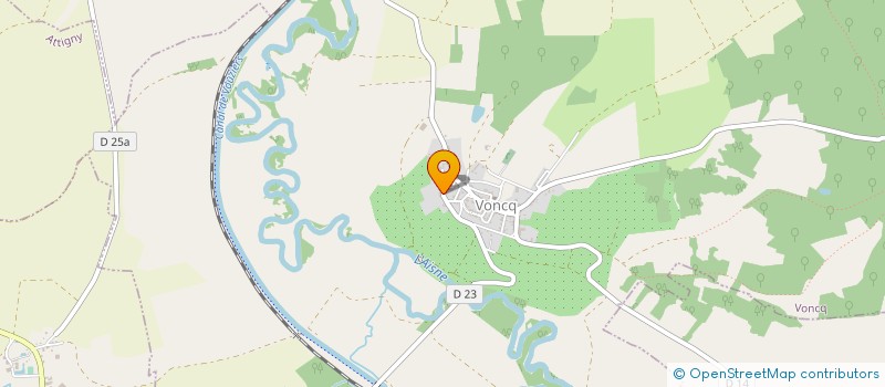 localisation de l'entreprise ETABLISSEMENTS CAGNACCI à VOUZIERS