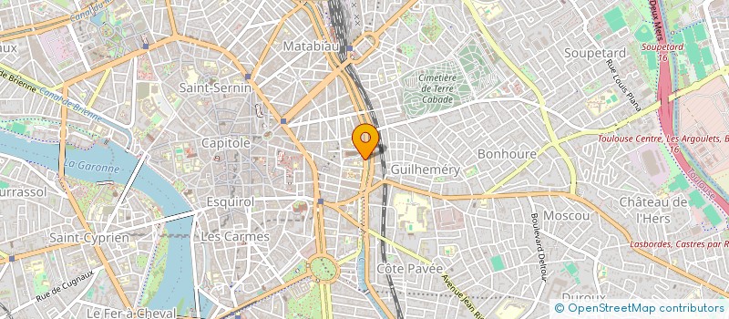 localisation de l'entreprise ETABLISSEMENTS CALFEUTRAL à TOULOUSE
