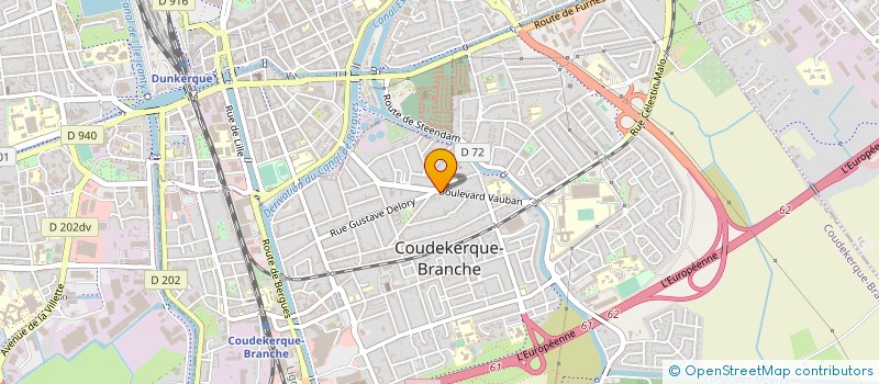 localisation de l'entreprise ETABLISSEMENTS CALOONE ET FILS  COUDEKERQUE-BRANCHE