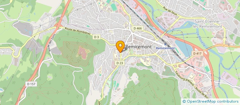 localisation de l'entreprise ETABLISSEMENTS CALVI à SAINT-NABORD