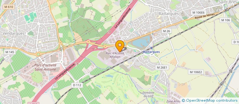 localisation de l'entreprise ETABLISSEMENTS CAMBON PAUL à BAILLARGUES