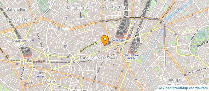 localisation de l'entreprise ETABLISSEMENTS CAMBOUR  PARIS