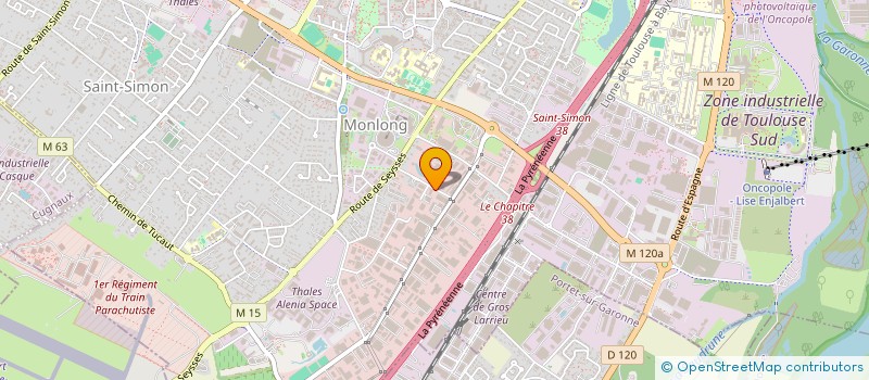 localisation de l'entreprise ETABLISSEMENTS CAMBUS FILS ET COMPAGNIE  TOULOUSE